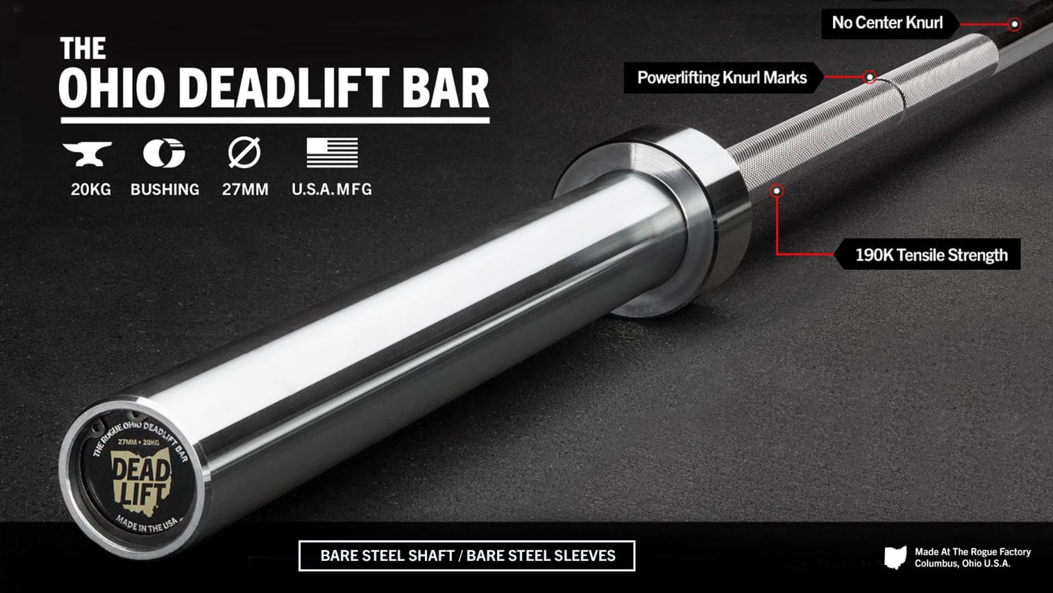 Rogue 45 lb barbell online